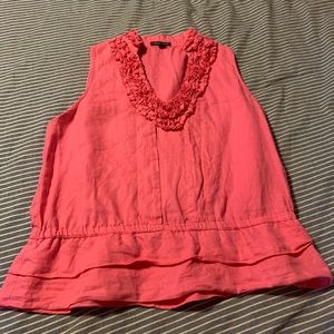 Precious pink linen top